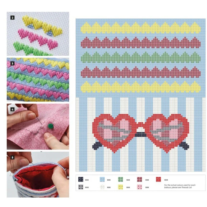 Needlepoint: A Modern Stitch Directory Book - Image 4