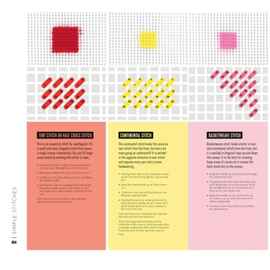 Needlepoint: A Modern Stitch Directory Book - Image 5